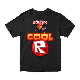 Футболка чорна з принтом онлайн гри Roblox "Cool R Roblox" Кавун 11-12 років ФП011978 - Інтернет-магазин спільних покупок ToGether