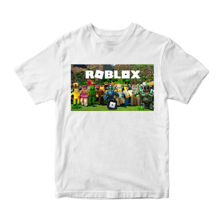 Футболка біла з принтом онлайн гри Roblox "Роблокс Персонажі Roblox 2" Кавун 86 см ФП011984 - Інтернет-магазин спільних покупок ToGether
