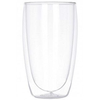 Склянка чашка 470 мл з подвійними стінками подвійного скла A-PLUS А-7003 - Інтернет-магазин спільних покупок ToGether