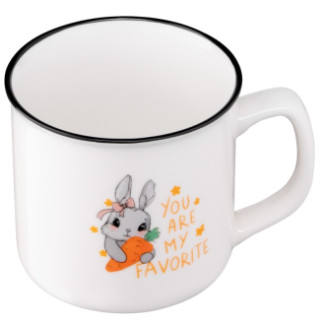 Чашка порцелянова 320 мл Cute rabbit Ardesto AR3460 - Інтернет-магазин спільних покупок ToGether