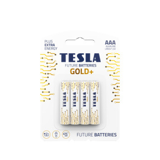 Батарейки Tesla AAA GOLD+ LR03 / BLISTER FOIL 4 шт. - Інтернет-магазин спільних покупок ToGether