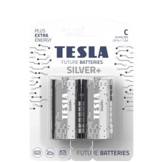 Батарейки Tesla C SILVER+ LR14 / BLISTER FOIL 2 шт. - Інтернет-магазин спільних покупок ToGether