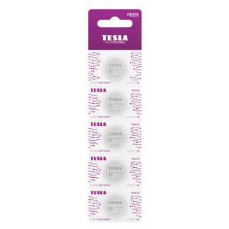 Батарейки Tesla CR 2016 / BLISTER FOIL 5 шт. - Інтернет-магазин спільних покупок ToGether