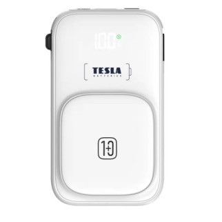 УМБ TESLA Fast Charge Wireless Power Bank 10000mAh (MagSafe) White - Інтернет-магазин спільних покупок ToGether