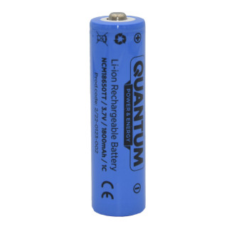 Акумулятор літій-іонний Quantum Li-ion NCM18650, 1800mAh, 1С, з клемним виступом, 1шт/уп - Інтернет-магазин спільних покупок ToGether