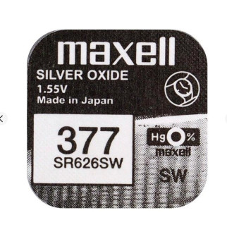Батарейка Maxell "таблетка" SR377/626SW 1шт/уп - Інтернет-магазин спільних покупок ToGether