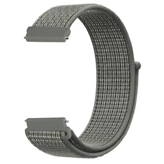 Ремінець нейлоновий на липучці для смарт-годинника BeWatch Універсальний 22 мм Сірий (1011334.2) - Інтернет-магазин спільних покупок ToGether