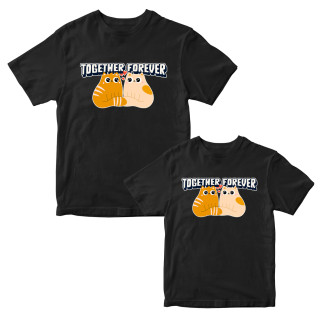Комплект футболок для закоханих з принтом "Together Forever. Разом назавжди" Кавун ФП011796 S M - Інтернет-магазин спільних покупок ToGether