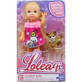 Лялька "Loleaqi" маленька з собачкою, мікс - Інтернет-магазин спільних покупок ToGether