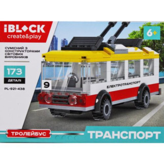 Конструктор пластиковий "Транспорт: Тролейбус" - Інтернет-магазин спільних покупок ToGether