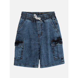 Шорти джинсові для хлопчика 140 синій ALG ЦБ-00220442 - Інтернет-магазин спільних покупок ToGether