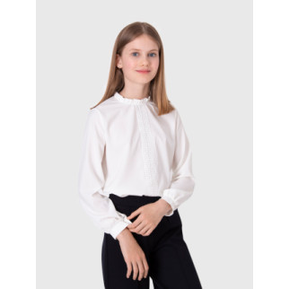 Блуза довгий рукав для дівчинки Mevis ЦБ-00228827 116 Молочний - Інтернет-магазин спільних покупок ToGether
