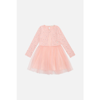 Сукня для дівчинки 98 персиковий BREEZE Girls & Boys ЦБ-00241844 - Інтернет-магазин спільних покупок ToGether