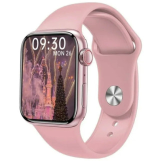 Стильний смарт-годинник Smart Watch GS8 Мах 45 mm українське меню з функцією дзвінка Матові рожеві (1756375748) - Інтернет-магазин спільних покупок ToGether