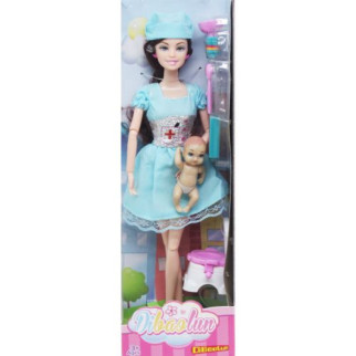 Лялька "Медсестра" з дитиною (у блакитній сукні) - Інтернет-магазин спільних покупок ToGether