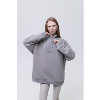 Жіночий світшот XL сірий LAGODOMEE ЦБ-00224068 - Інтернет-магазин спільних покупок ToGether