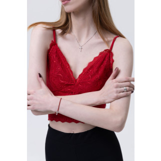 Топ жіночий XL червоний TILLE ЦБ-00233764 - Інтернет-магазин спільних покупок ToGether