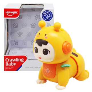 Пупс "Crawling Baby", повзає (жовтий) - Інтернет-магазин спільних покупок ToGether