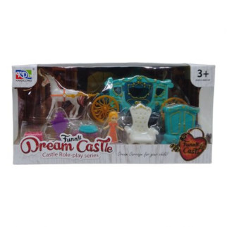 Ігровий набір з каретою "Dream Castle" (бірюзовий) - Інтернет-магазин спільних покупок ToGether