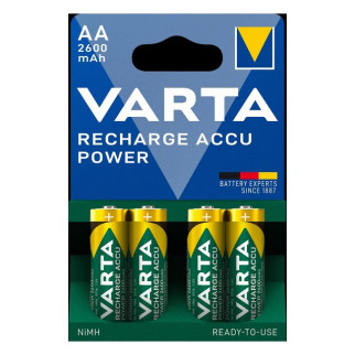 Перезаряджувані батарейки АА VARTA ACCU AA 2600mAh BLI 4 шт (READY 2 USE) - Інтернет-магазин спільних покупок ToGether