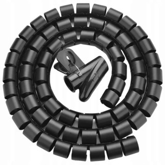 Органайзер кабелю фіксатор стяжка хомут Choice для проводів 2 м 10 мм Чорний - Інтернет-магазин спільних покупок ToGether