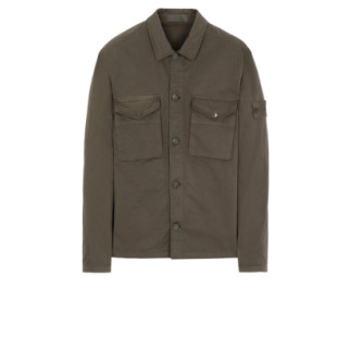 Сорочка Stone Island 123F2 Ghost Piece Over Shirt Khaki M - Інтернет-магазин спільних покупок ToGether