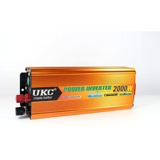 Перетворювач автомобільної напруги інвертор UKC AC/DC SSK 2000W 12V (1756374642) - Інтернет-магазин спільних покупок ToGether