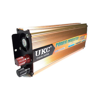 Перетворювач автомобільної напруги інвертор UKC AC/DC SSK 1500W 12V (1756374644) - Інтернет-магазин спільних покупок ToGether