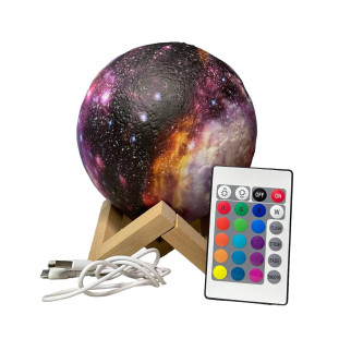 Лампа-нічник світильник світлодіодний 3D OPT-TOP Космос з пультом (1756375557) - Інтернет-магазин спільних покупок ToGether