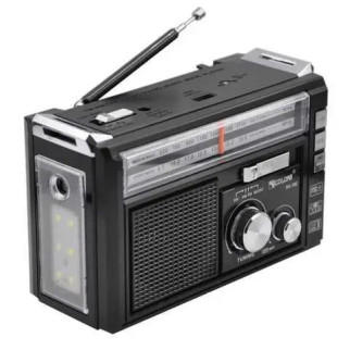 Радіоприймач на акумуляторі Golon RX-382 FM/AM/SW з ліхтарем LED Чорний (1756375728) - Інтернет-магазин спільних покупок ToGether