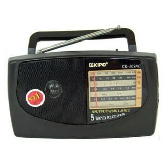 Портативний радіоприймач Kipo KB-308 AC на батарейках (1756375740) - Інтернет-магазин спільних покупок ToGether