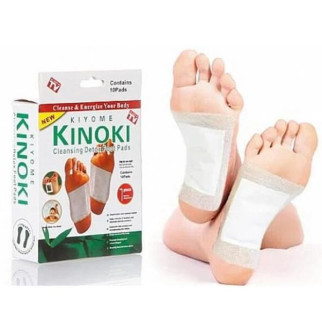 Медичний пластир детоксикаційний для ніг OPT-TOP Kinoki Cleansing Detox Foot Pads 10 шт (1834829311) - Інтернет-магазин спільних покупок ToGether