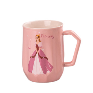 Чашка керамічна Диснеївська принцеса Happy Life 450 мл рожевий (HPCYM0859P) - Інтернет-магазин спільних покупок ToGether
