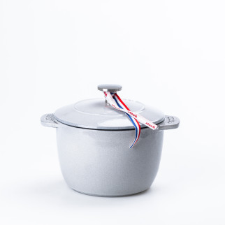 Кокотниця чавунна TS Kitchen з емальованим покриттям Staub сірий (HPFLG6GERY) - Інтернет-магазин спільних покупок ToGether
