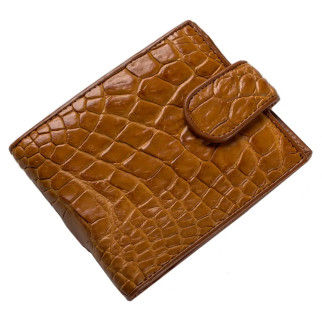 Гаманець зі шкіри крокодила Ekzotic Leather Коричневий (cw 34) - Інтернет-магазин спільних покупок ToGether