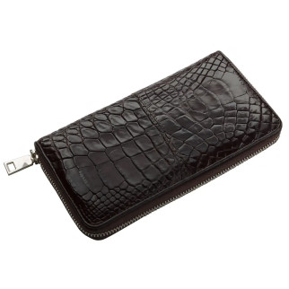 Гаманець Ekzotic Leather із натуральної шкіри крокодила Коричневий (cw 82) - Інтернет-магазин спільних покупок ToGether