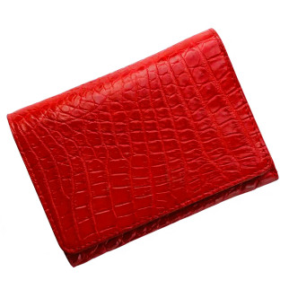 Гаманець жіночий зі шкіри крокодила Ekzotic Leather Червоний (cw106) - Інтернет-магазин спільних покупок ToGether