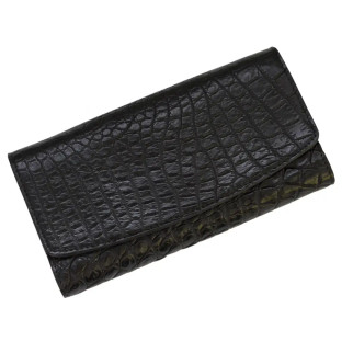 Гаманець зі шкіри крокодила Ekzotic Leather Чорний (cw 95_2) - Інтернет-магазин спільних покупок ToGether