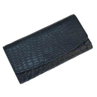 Гаманець зі шкіри крокодила Ekzotic Leather Синій (cw 95_1) - Інтернет-магазин спільних покупок ToGether