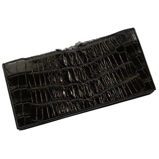 Гаманець зі шкіри крокодила Ekzotic Leather Чорний (cw11_2) - Інтернет-магазин спільних покупок ToGether