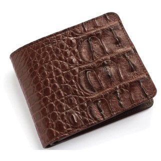 Гаманець зі шкіри крокодила Ekzotic Leather Коричневий (cw34_8) - Інтернет-магазин спільних покупок ToGether