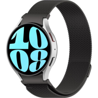 Ремінець сталевий міланська петля BeWatch для Samsung Galaxy Watch 4/5/6 Чорний (101GW041) - Інтернет-магазин спільних покупок ToGether