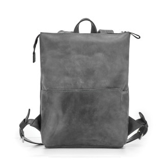 Шкіряний рюкзак Skin and Skin Flatrock L Сірий (BP09GG-L) - Інтернет-магазин спільних покупок ToGether