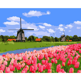 Картина за номерами Santi Тюльпани Амстердама 40*50 см (954739) - Інтернет-магазин спільних покупок ToGether