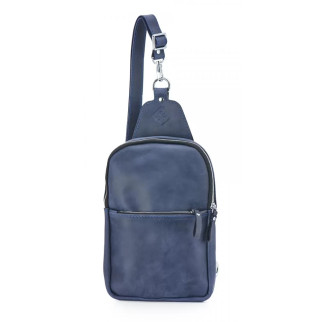 Шкіряна сумка Skin and Skin Crossbody Sling 31х22х5 см Синій (BM02NB) - Інтернет-магазин спільних покупок ToGether