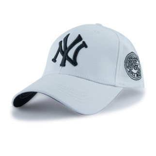 Бейсболка Liss NY коло збоку білий/чорний 57-58 - Інтернет-магазин спільних покупок ToGether