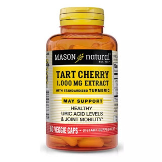Антиоксидант Mason Natural Tart Cherry 1000 mg Extract With Turmeric 60 Veg Caps - Інтернет-магазин спільних покупок ToGether