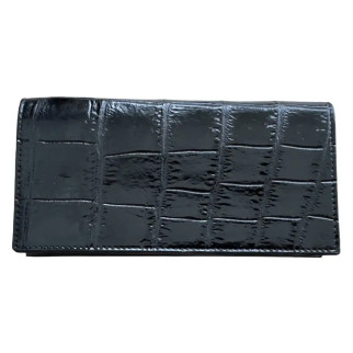 Гаманець портмоне жіночий зі шкіри крокодила Ekzotic leather чорний (cw11_5) - Інтернет-магазин спільних покупок ToGether
