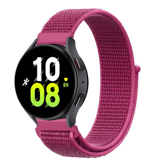 Ремінець нейлоновий на липучці BeWatch для Samsung Galaxy Watch 4/5/6 Violet (1011341.4UW) - Інтернет-магазин спільних покупок ToGether