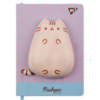 Блокнот-сквіш YES А5/128 Pusheen твердий клітинка+лінія (151886) - Інтернет-магазин спільних покупок ToGether